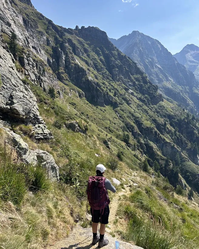 Sentiero verso Capanna Barone