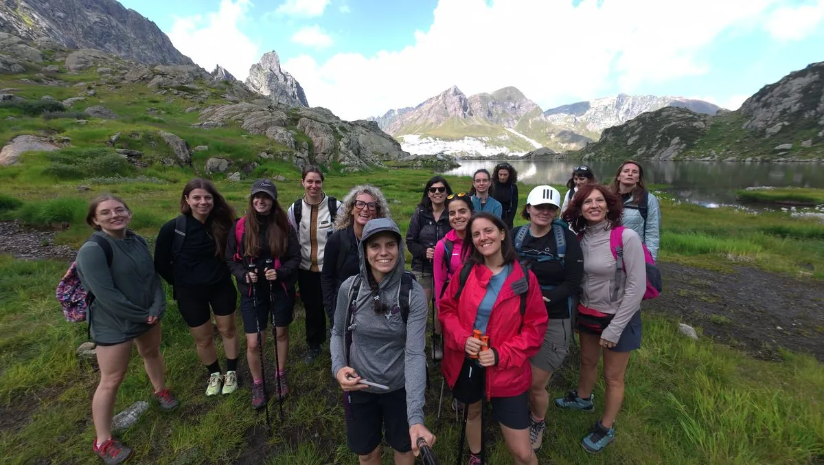 Il gruppo al Lago di Leit